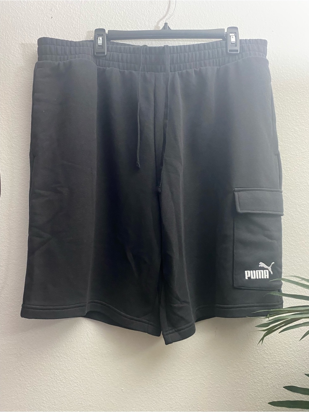 Puma Black Men’s Cargo Pocket Athletic Shorts
